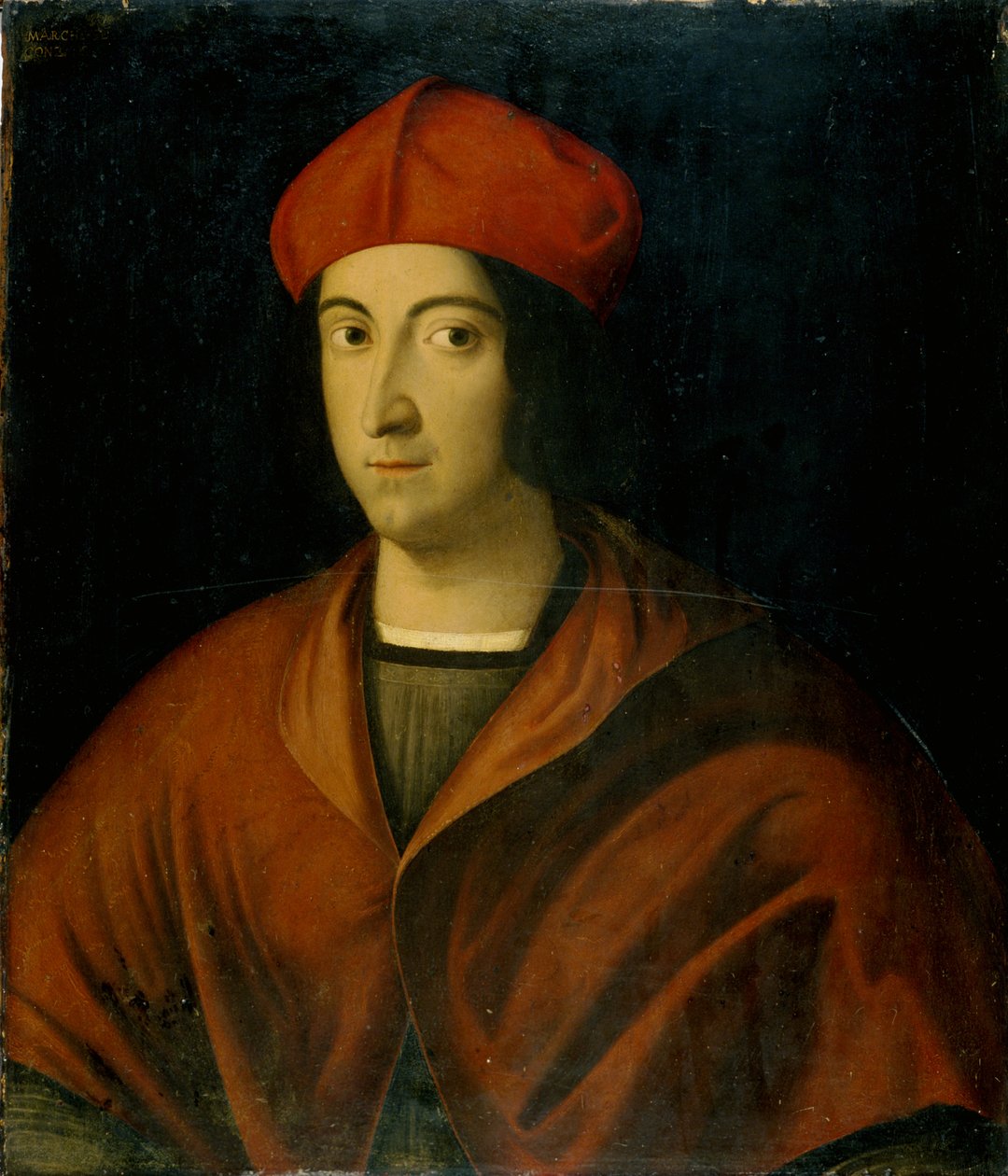 Kardinaalin muotokuva (tempera puulla) tekijältä Italian School