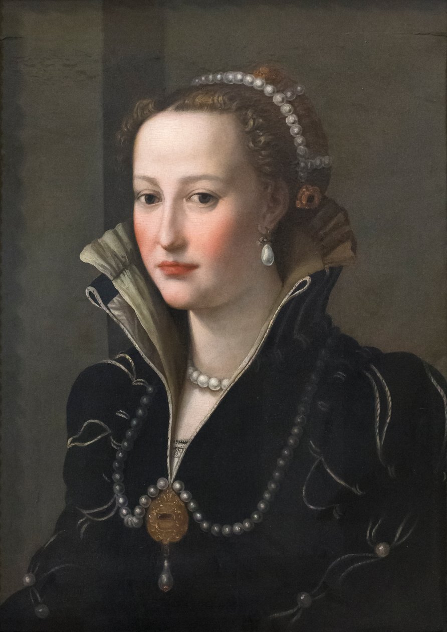 Naisen muotokuva, mahdollisesti Isabella de Medici tekijältä Italian School