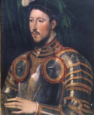 Larawan ng isang lalaking nakasuot ng armor (panel)finn tekijältä Italian School