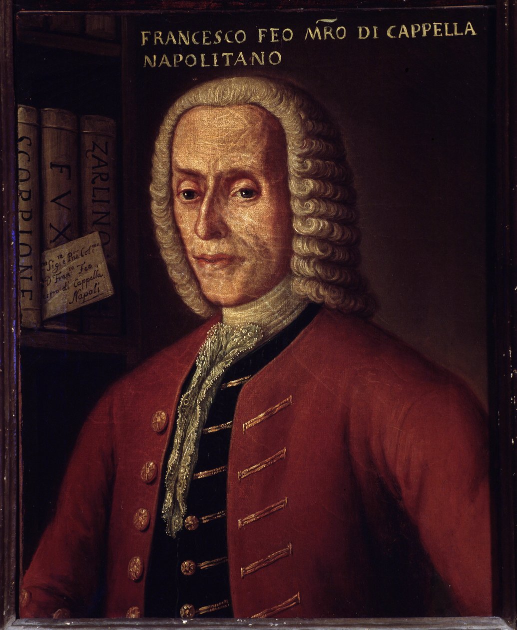 Italialaisen säveltäjän Francesco Feon (1691-1761) muotokuva tekijältä Italian School