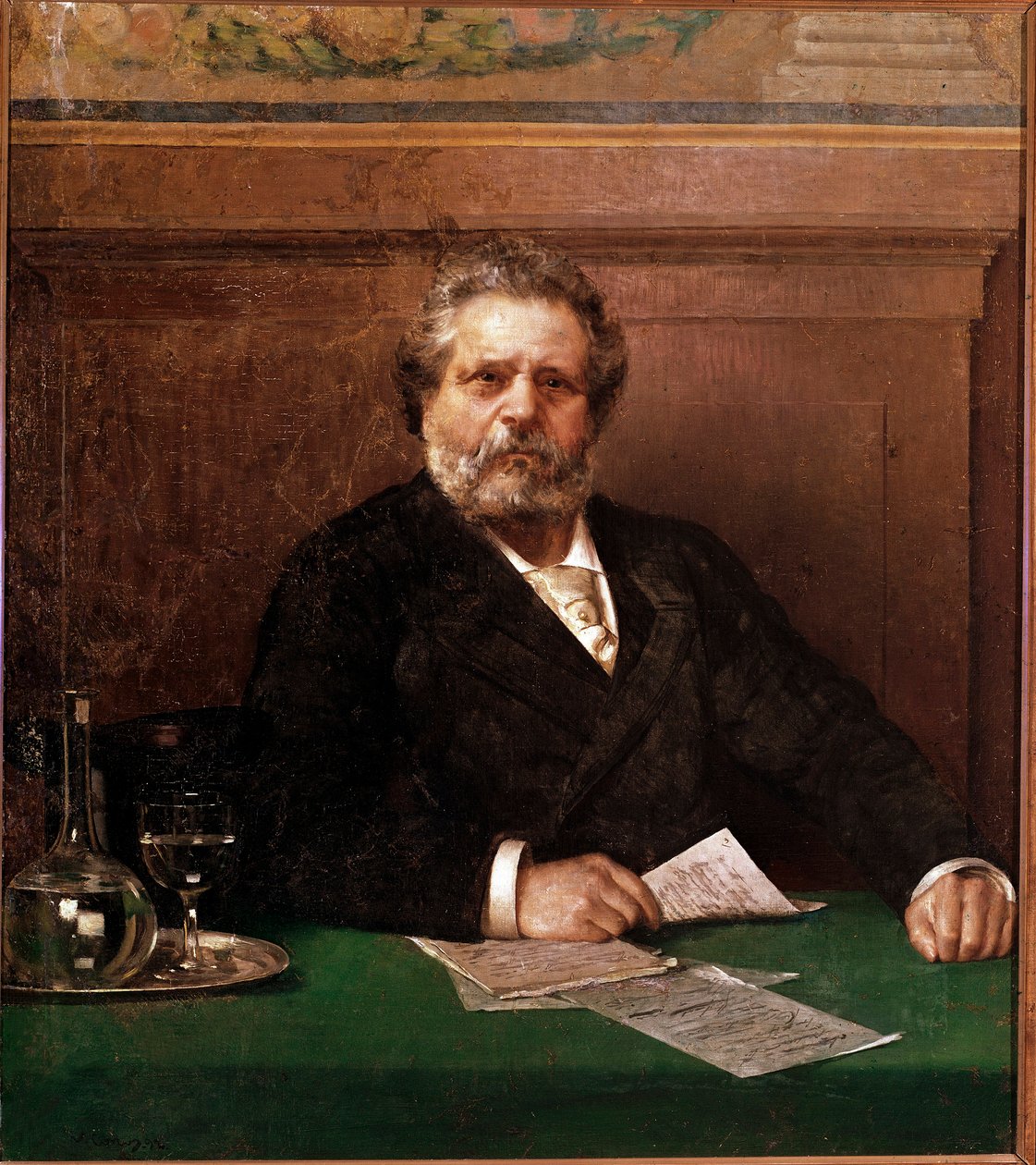 Italialaisen runoilijan Giosue Carduccin (1835-1907) muotokuva Anonyymi maalaus. 1800-luvun loppu Bologna, Casa Carducci - Muotokuva italialaisesta runoilijasta Giosue Carducci 1835-1907. Nimetön maalaus, 1800-luvun loppu, Casa Carducci, Bologna, Italia tekijältä Italian School