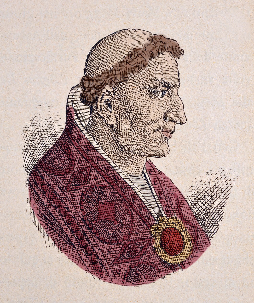 Paavi Cononin muotokuva (Conone) (686-687) tekijältä Italian School