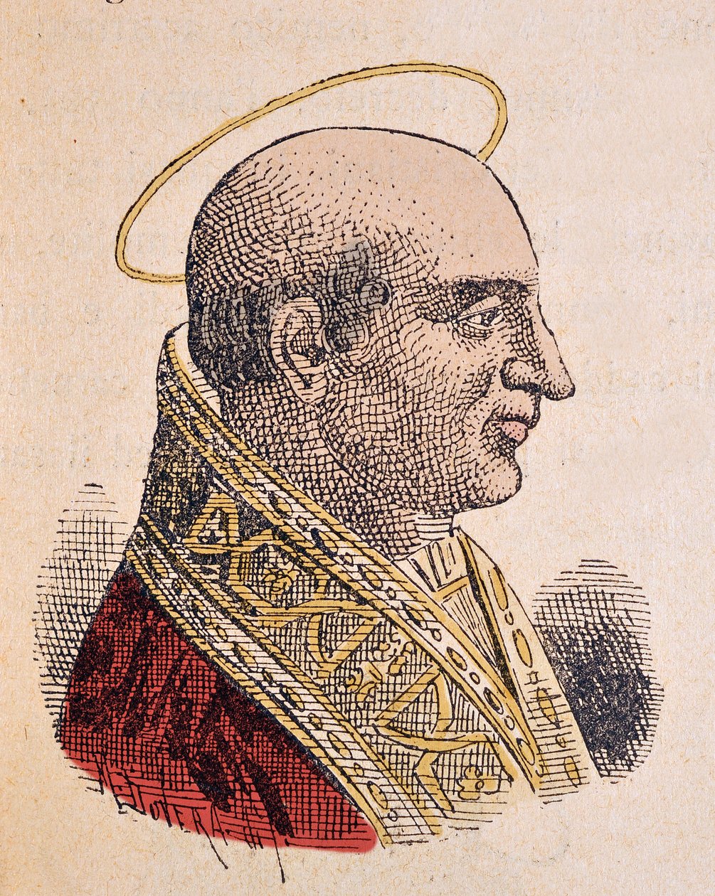 Paavi Eutychianuksen muotokuva (275-293) tekijältä Italian School