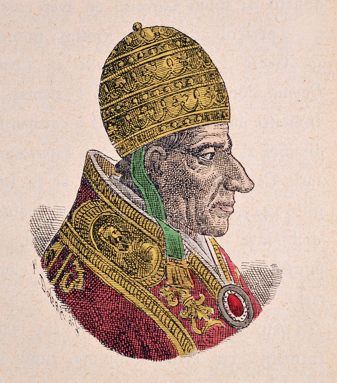 Paavi Gregoire XII:n muotokuva (Gregorio, Gregorius tai Gregory) (1406-1415) tekijältä Italian School
