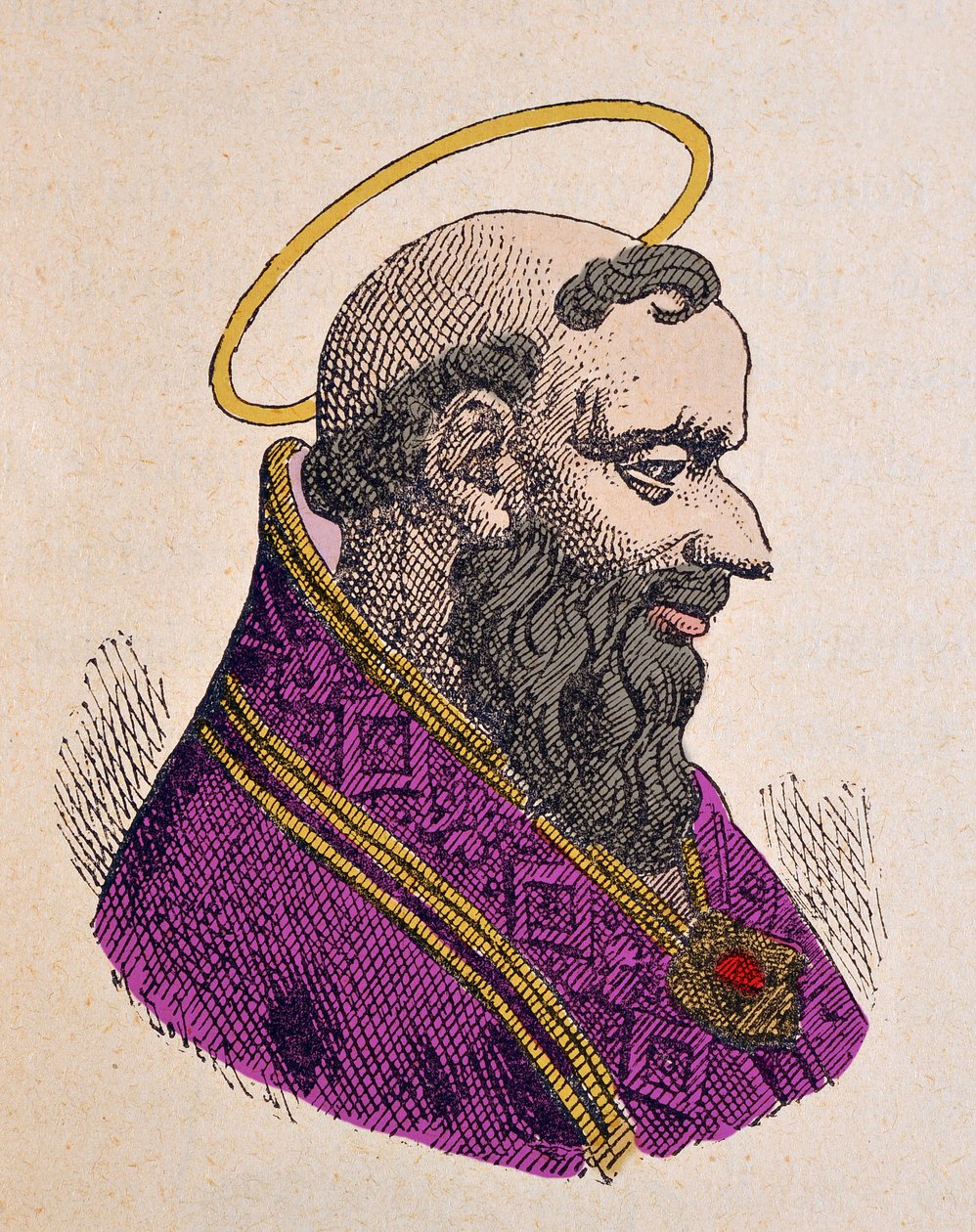 Paavi Innocentius I:n muotokuva (Innocenzo, Innocentius) (401-417) tekijältä Italian School
