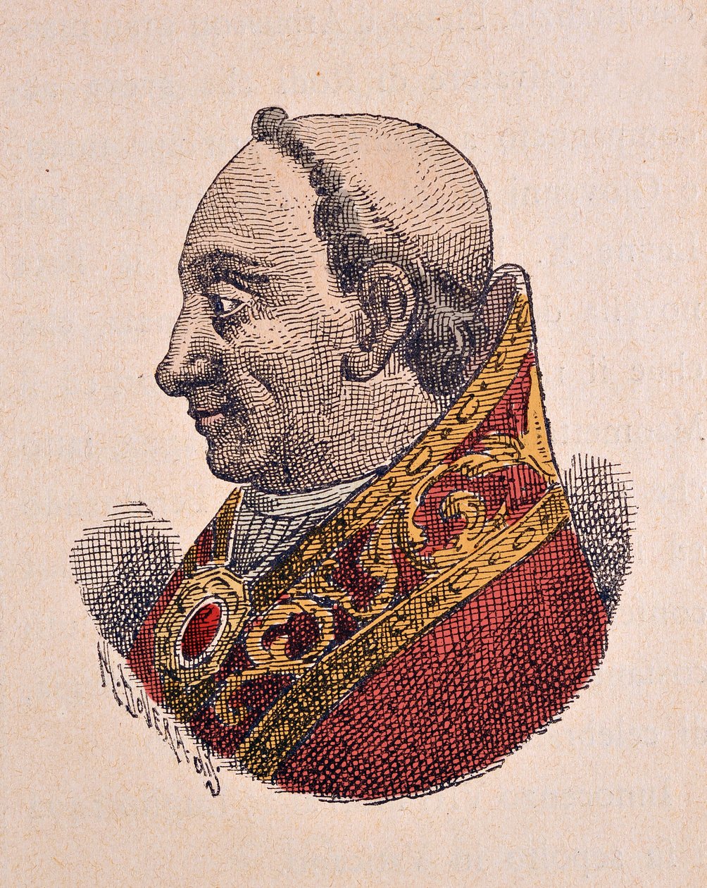 Paavi Innocentius VIII:n muotokuva (Innocenzo, Innocentius) (1484-1492) tekijältä Italian School