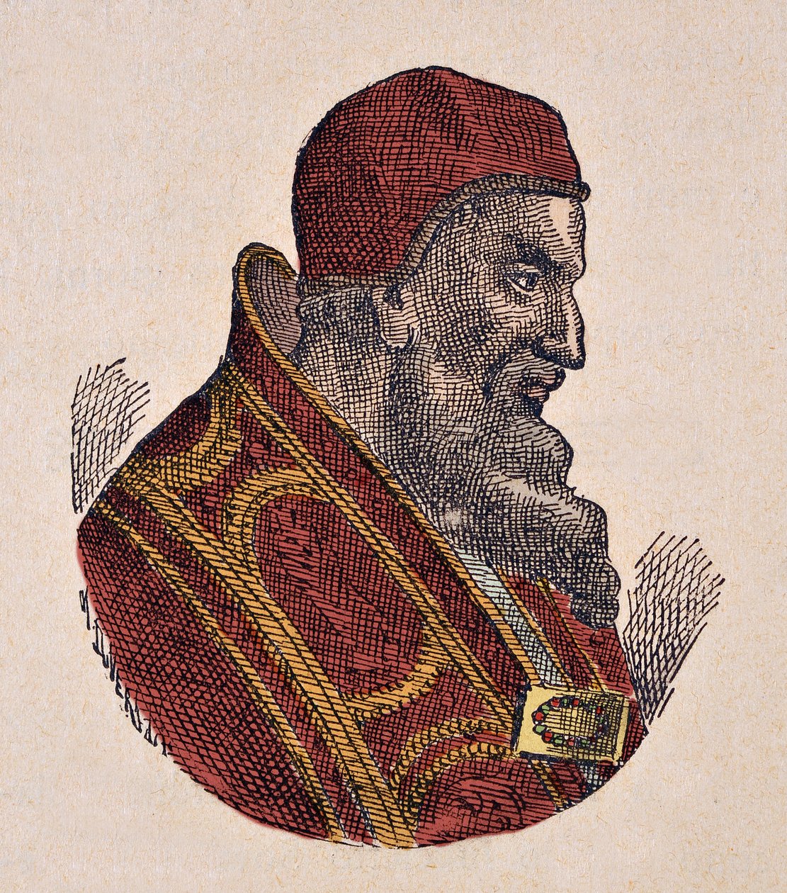 Paavi Jean IV:n muotokuva tekijältä Italian School