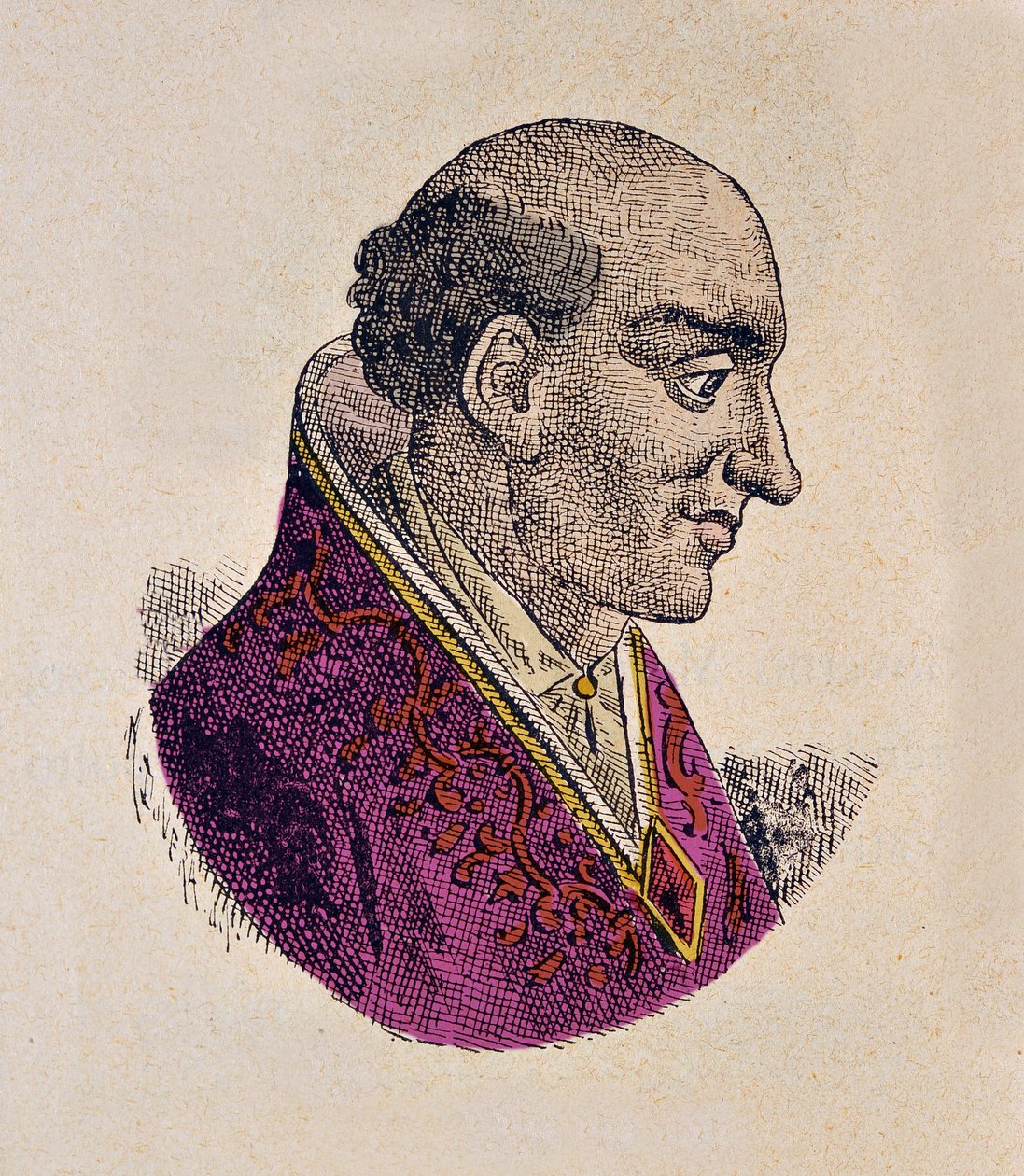 Paavi Johannes XII:n muotokuva (Giovanni, Ioannes) (955-963) tekijältä Italian School