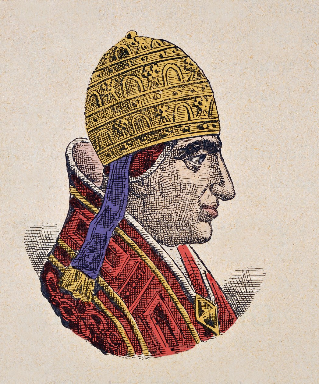 Paavi Johannes XXII:n muotokuva (Giovanni, Ioannes) (1316-1334) tekijältä Italian School