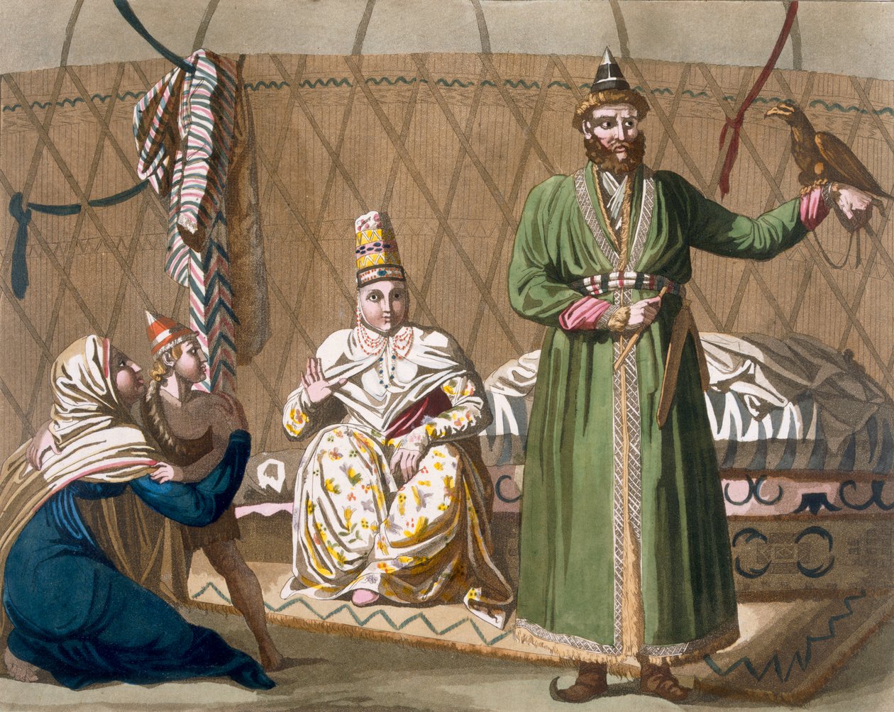 Kirgisian prinssi ja valtionpäämies, noin 1820-30-luvut tekijältä Italian School