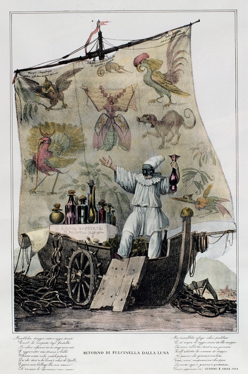 Pulcinella palaa Kuusta tekijältä Italian School