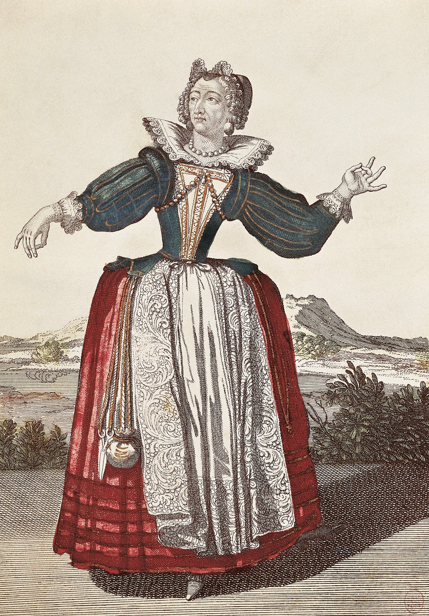 Radegonda, Commedia dell