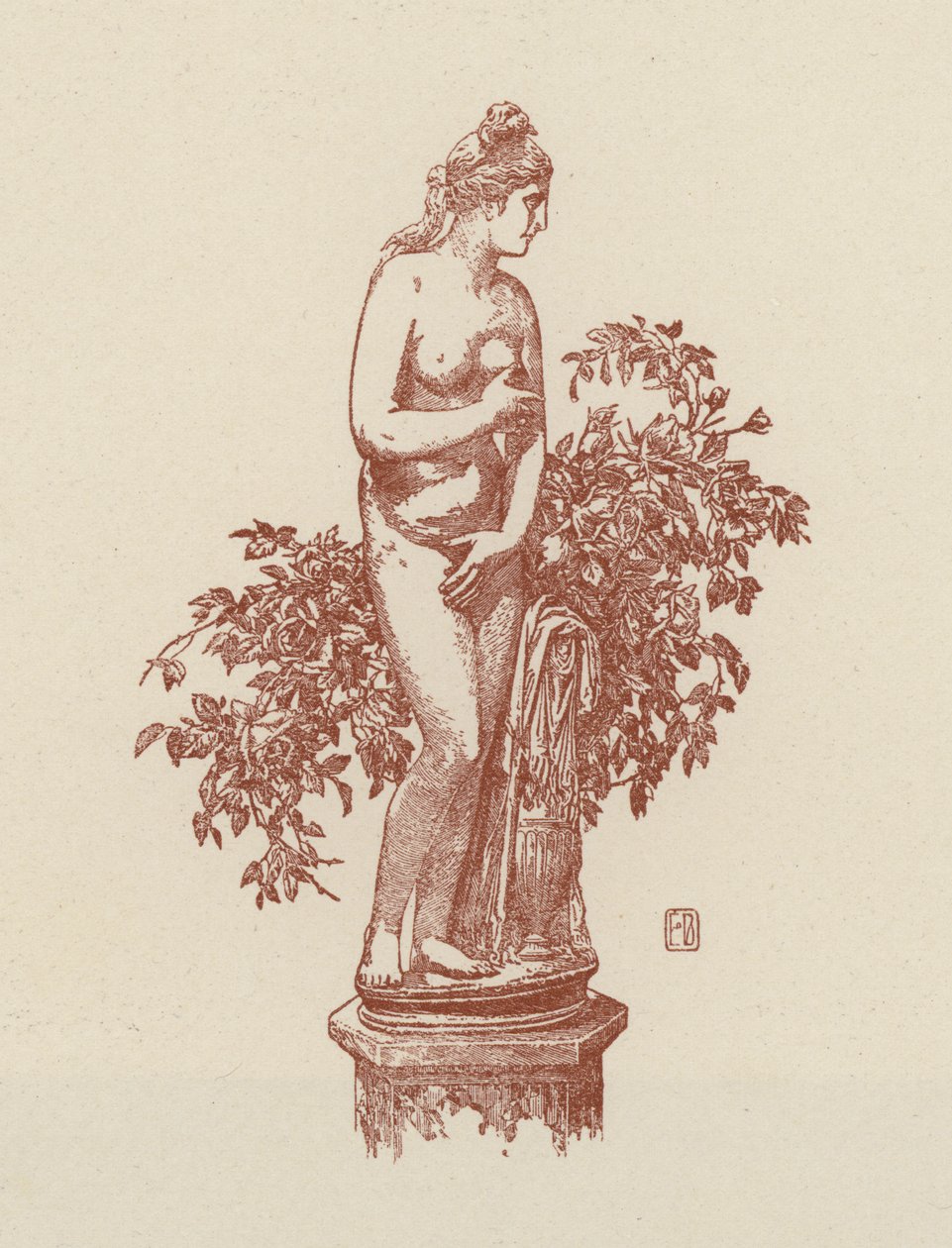 Rooma, Capitolinuksen Venus (litografia) tekijältä Italian School