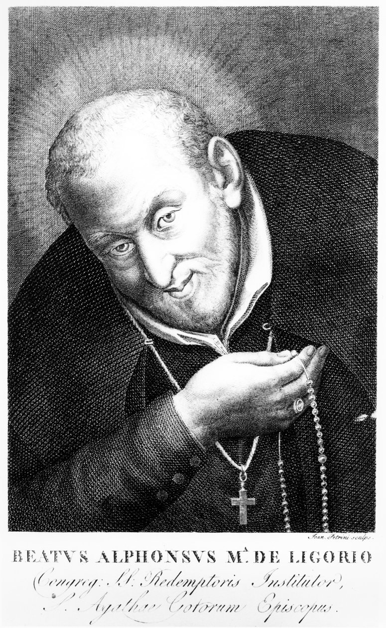 Saint Alphonsus Maria de Ligorio, Joan Petrinin printti tekijältä Italian School