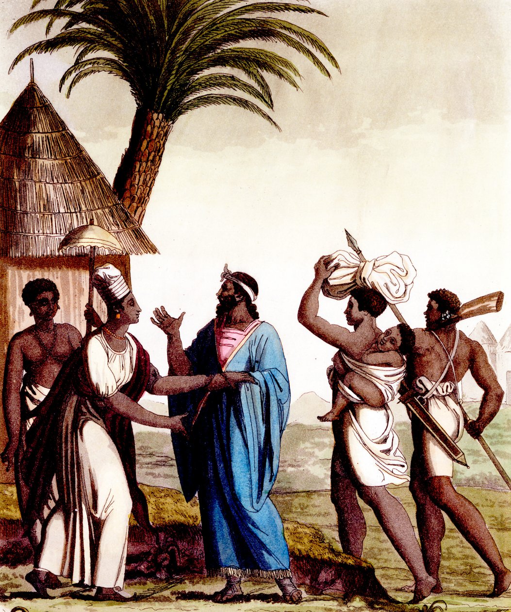 Senegal ja Gambia, 1820-30-luvut tekijältä Italian School