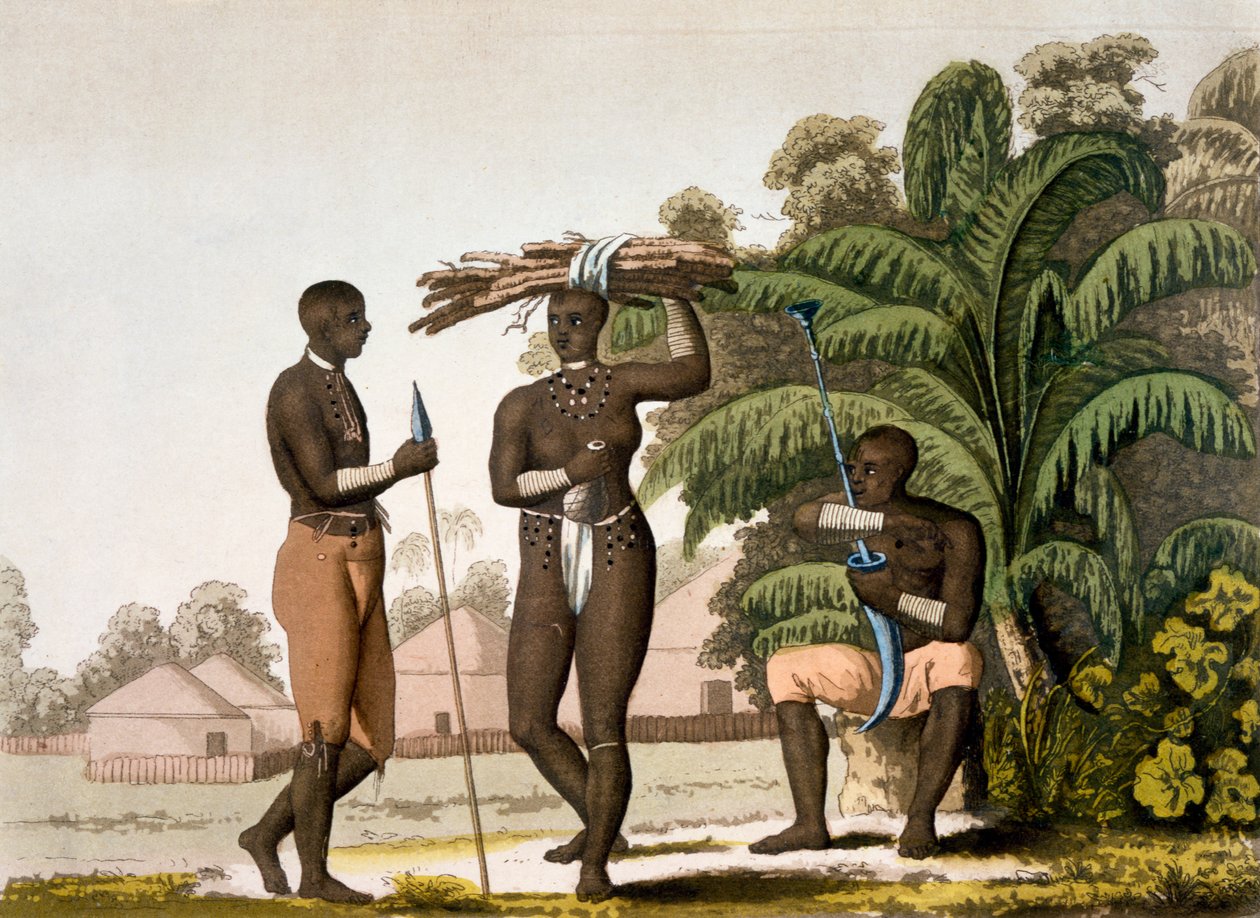 Kaakkoisrannikko: Cafren kansakunta, 1820-30-luku tekijältä Italian School