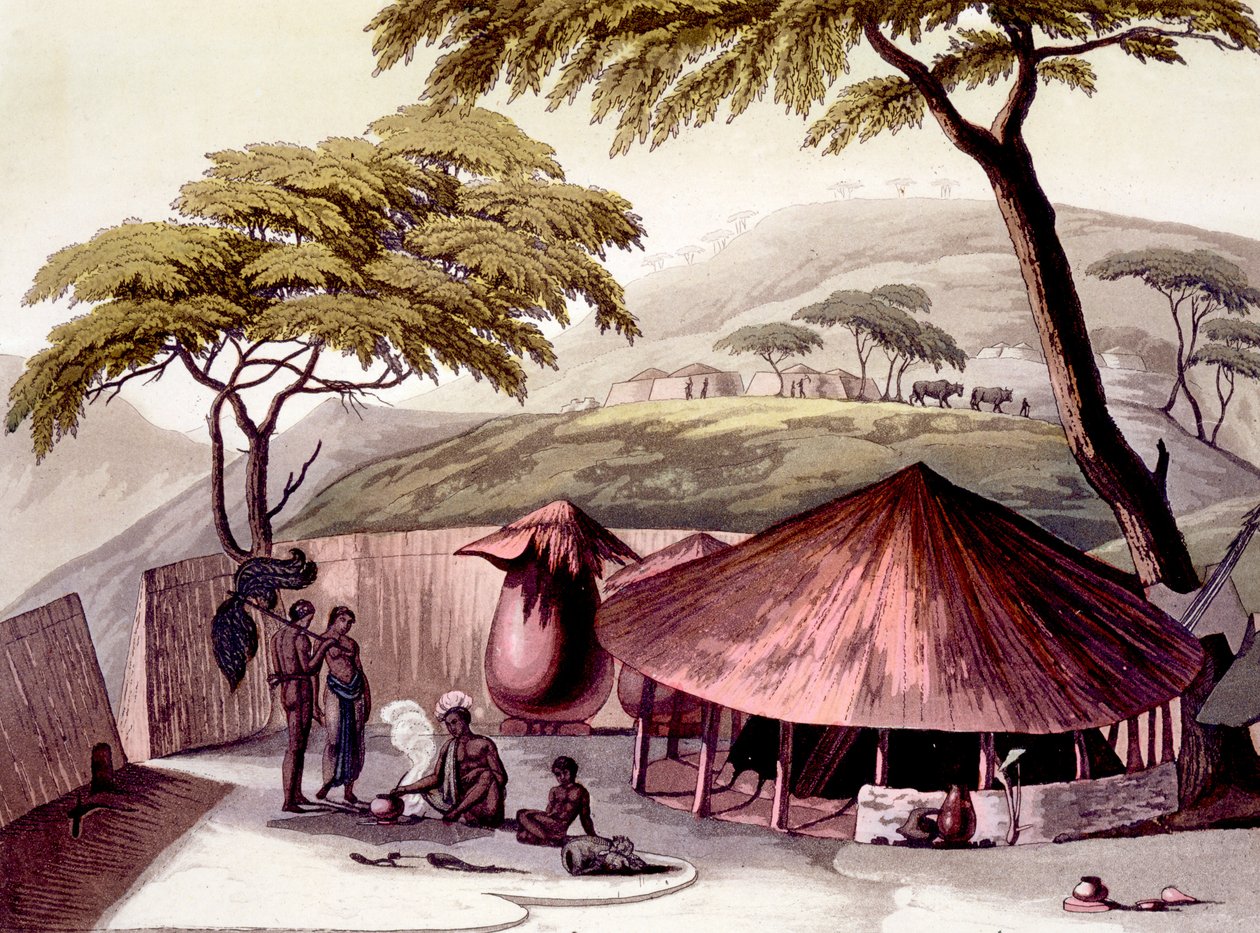 Kaakkoisrannikko: Cafren kansakunta, 1820-30-luku tekijältä Italian School