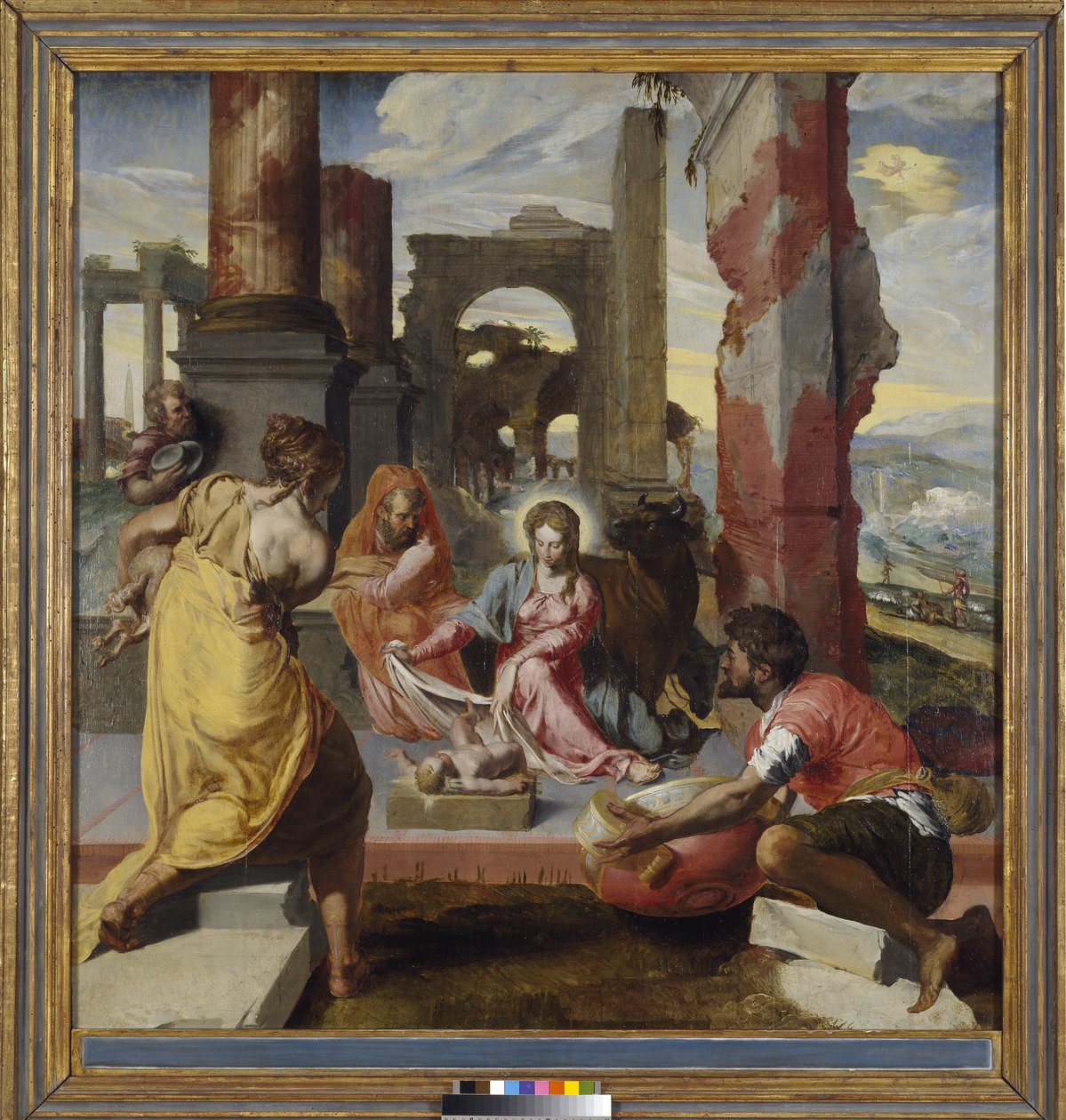 Paimenten palvonta, n. 1560 tekijältä Italian School