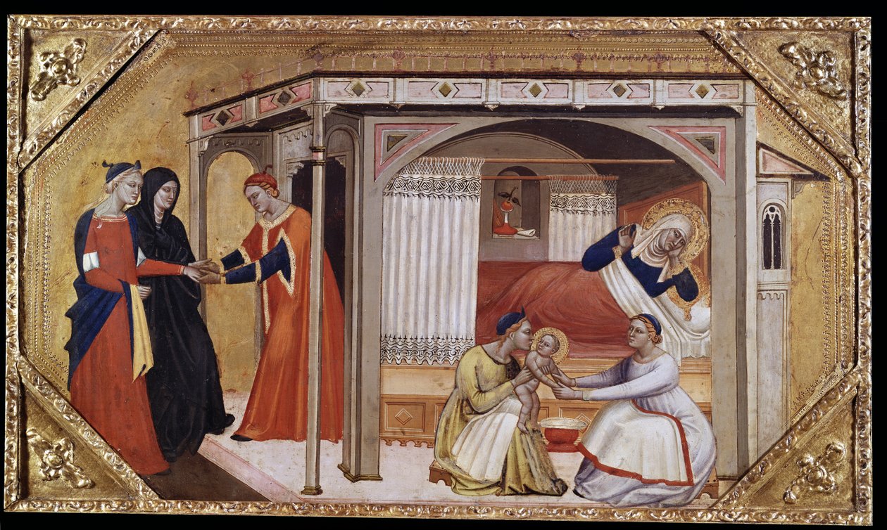 Neitsyen syntymä, 1300-luku tekijältä Italian School