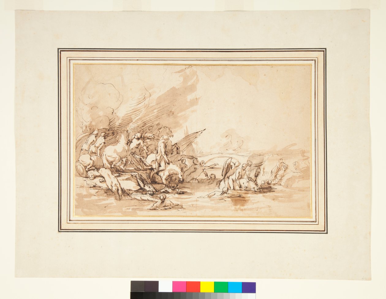 Cloelian lento ja hänen seuralaisensa, 1650-1700 tekijältä Italian School