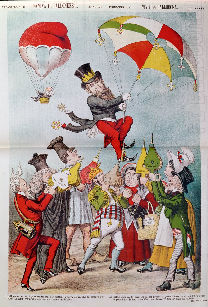 Wilson Affair vuonna 1887, Le Perroquetin etukansi tekijältä Italian School