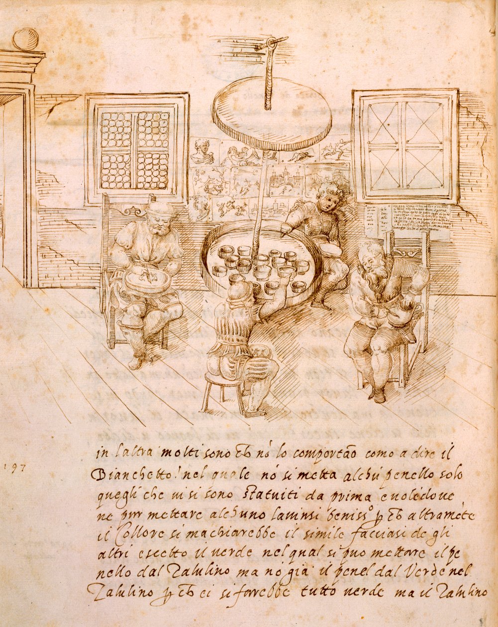 Muinainen astioiden valmistus, i, 1589 tekijältä Italian School