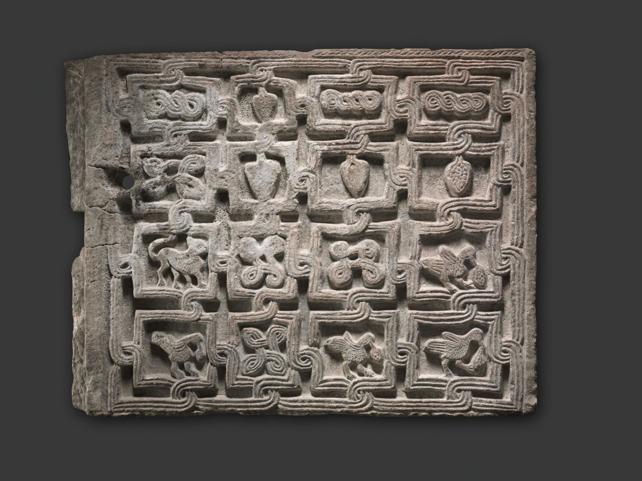 Paneelipuomi, Lombardic, 700s-800s tekijältä Italian School