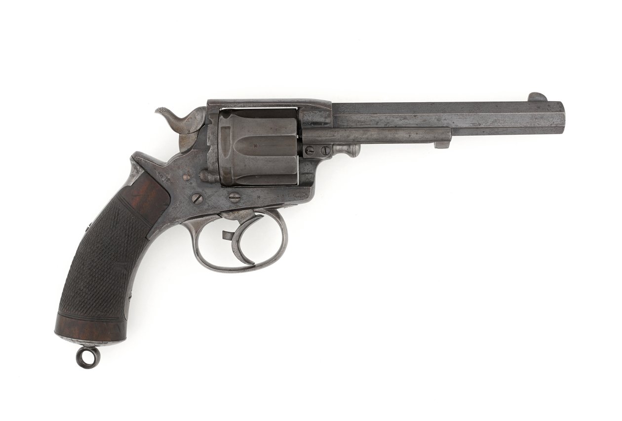 Tranter .450 tuuman kaksitoiminen keskitulinen revolveri, n. 1878 (revolveri, keskitulinen, Tranter MK I, 0,450 armeijan kaksitoiminen) tekijältä Italian School