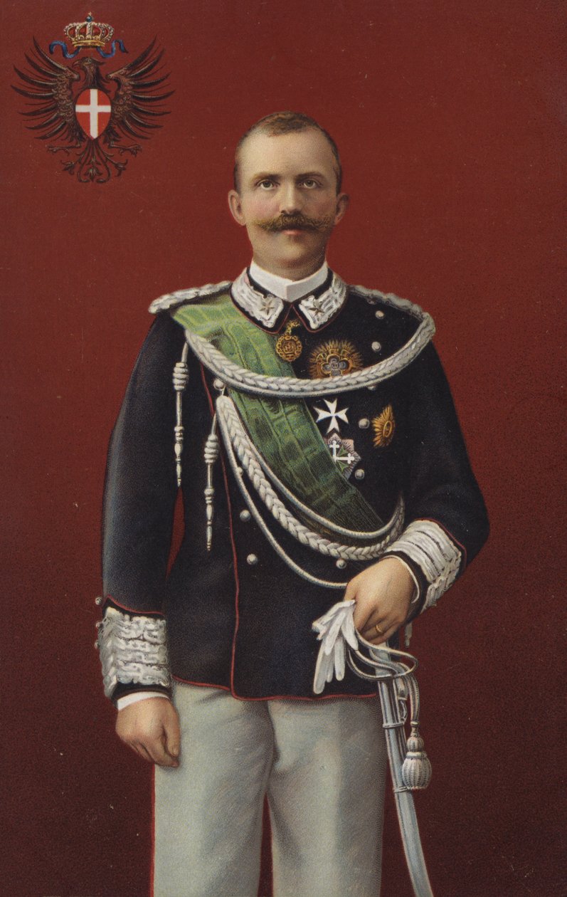 Victor Emmanuel III, Italian kuningas (kromoliitti) tekijältä Italian School