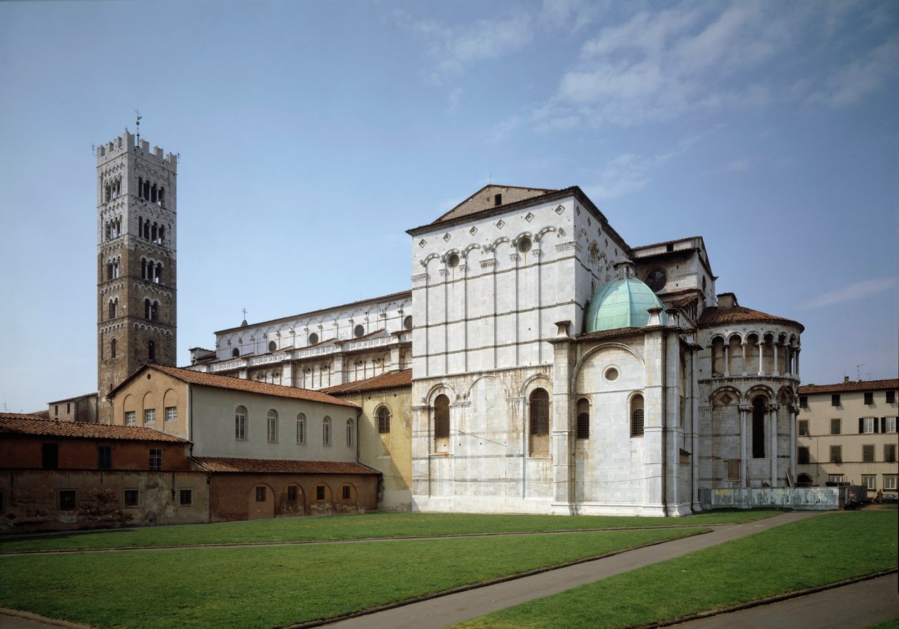 Näkymä Luccan katedraalille tekijältä Italian School