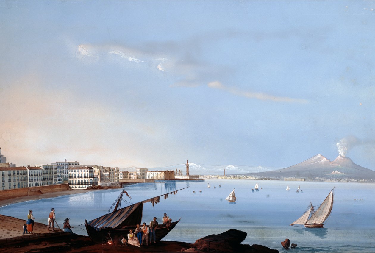 Näkymä Saint Lucialle (guassi) tekijältä Italian School