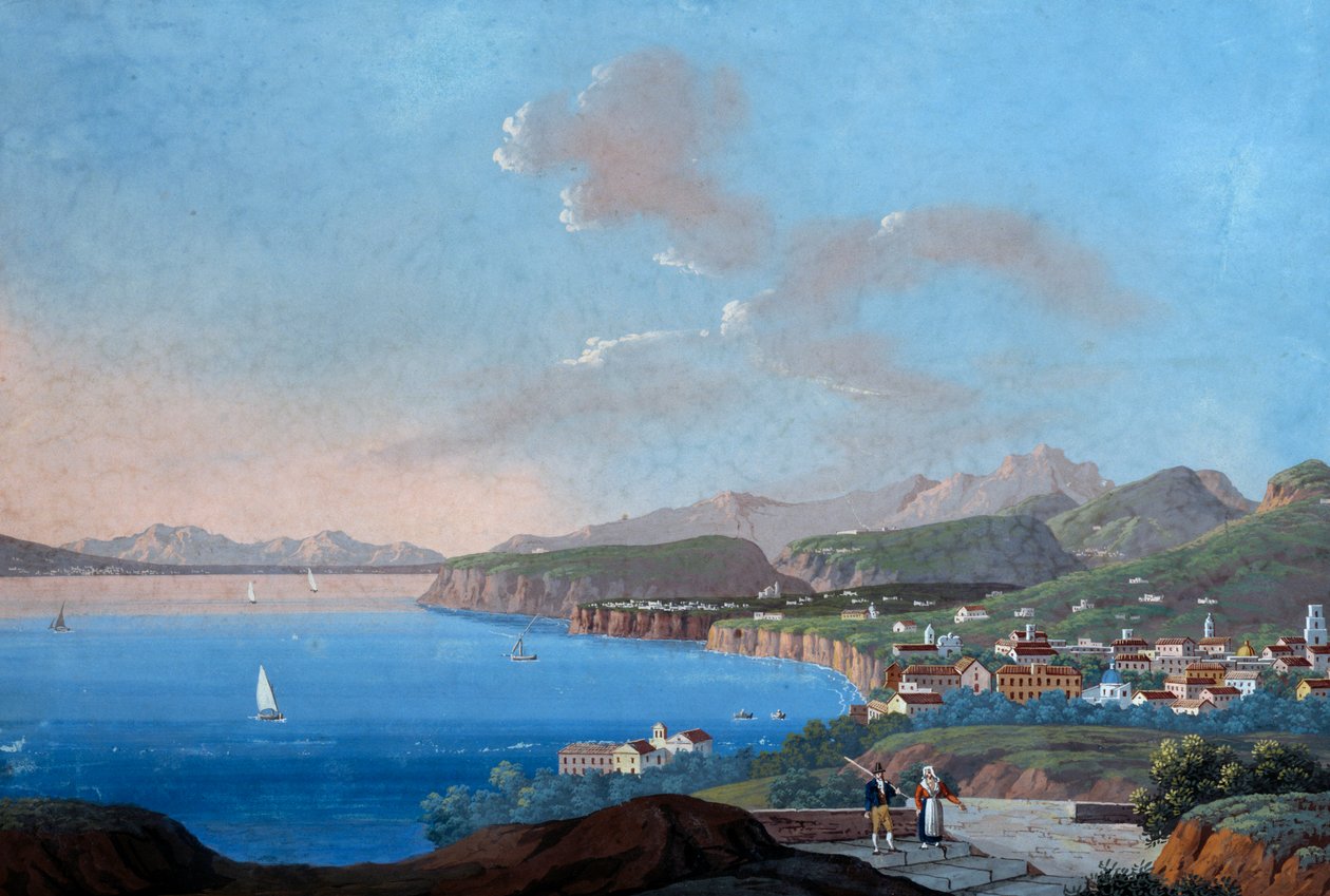 Näkymä Sorrentoon (guassi) tekijältä Italian School