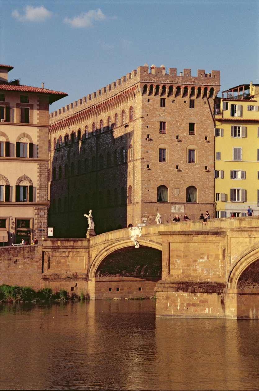 Näkymä Museo Ferragamolle ja Ponte Santa Trinitalle tekijältä Italian School