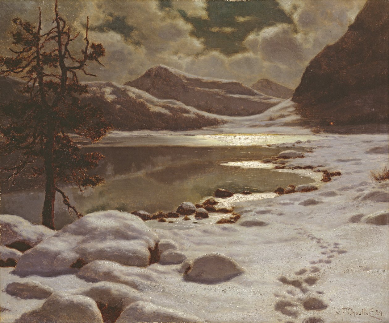 Kuutamo talvella tekijältä Ivan Fedorovich Choultse
