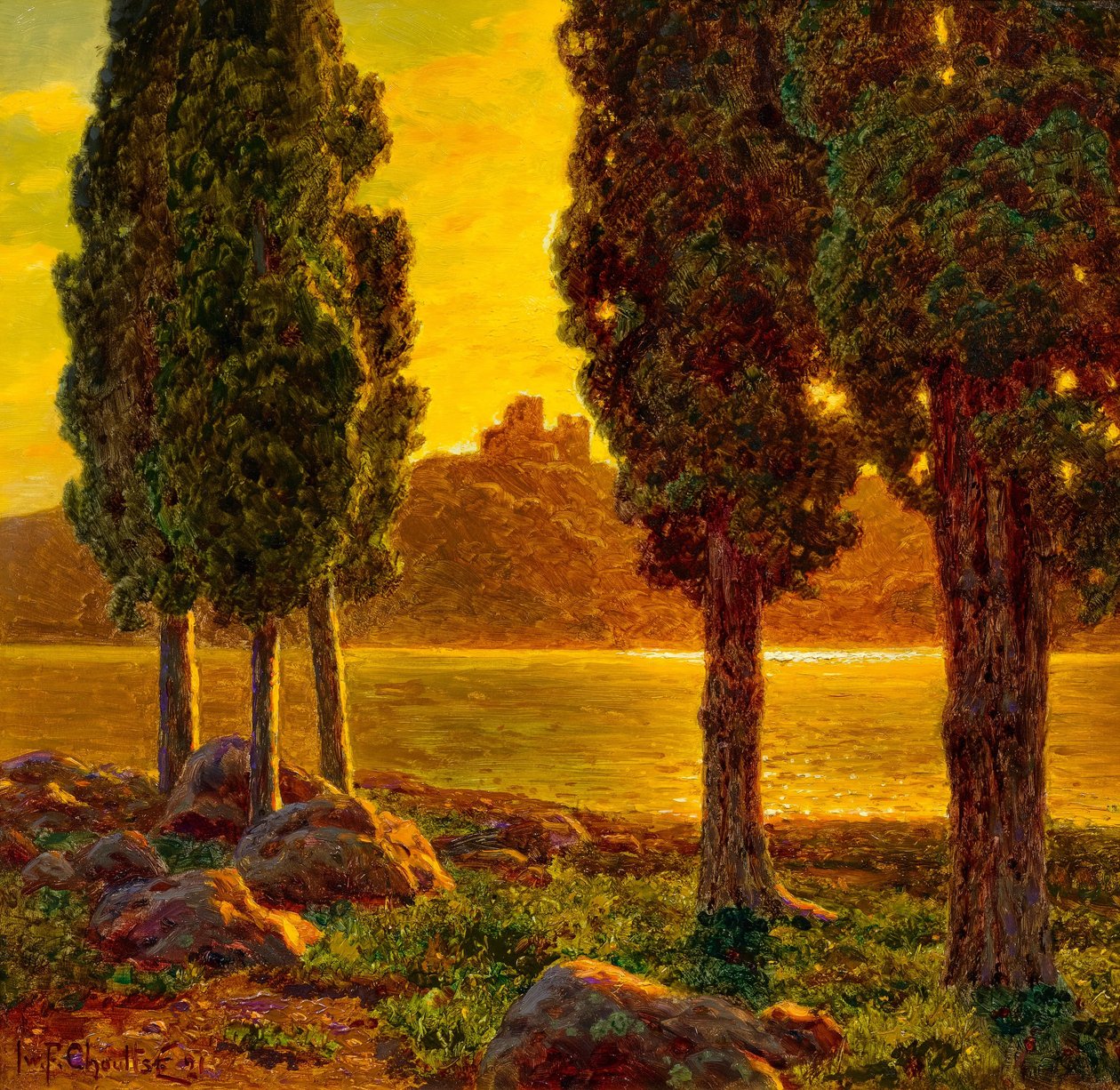 Auringonlasku tekijältä Ivan Fedorovich Choultse
