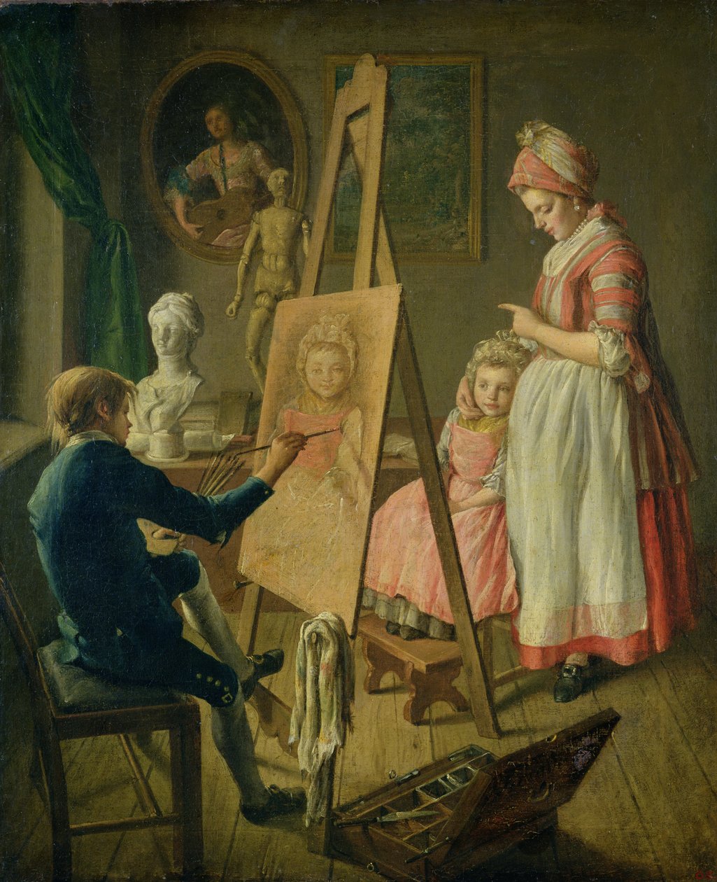 Nuori taiteilija, n. 1760 tekijältä Ivan I. Firsov