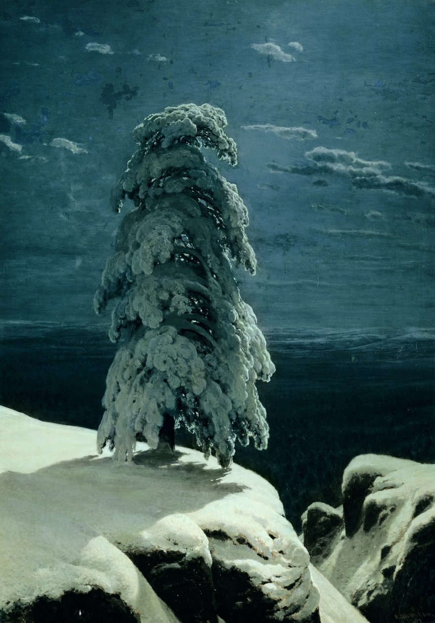 Villissä pohjoisessa, 1891 tekijältä Ivan Ivanovich Shishkin