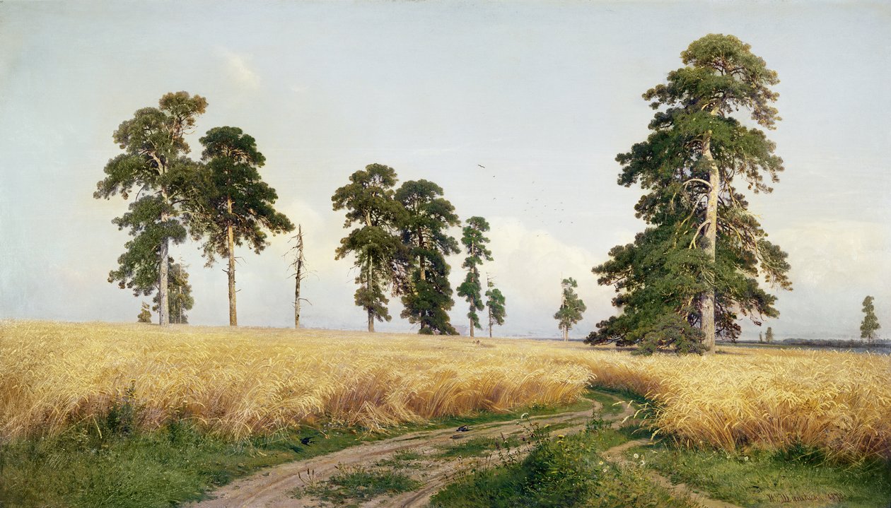 Vehnäpelto, 1878 tekijältä Ivan Ivanovich Shishkin