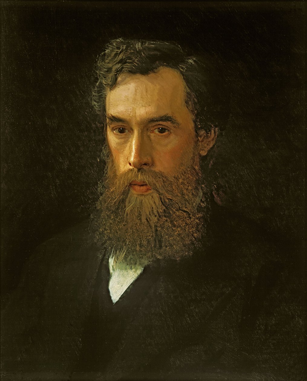 Pavel Tretjakovin (1832–1898) muotokuva tekijältä Ivan Nikolaevich Kramskoy