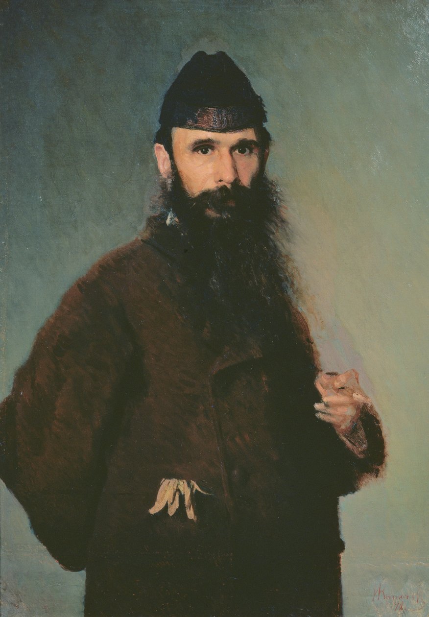 Muotokuva Aleksanteri Litovtšenkosta (1835-90), 1878 tekijältä Ivan Nikolaevich Kramskoy