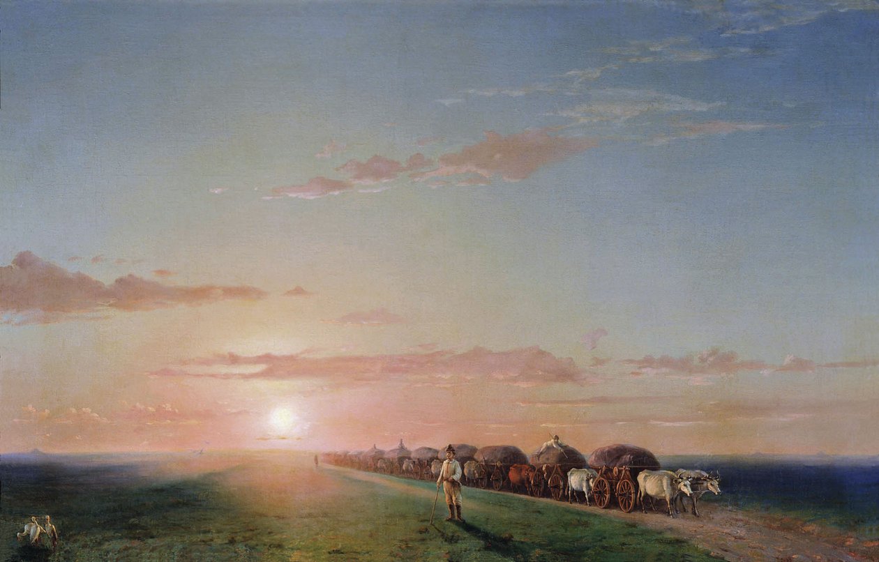 Vaunujuna autiomaassa tekijältä Ivan Aivazovsky