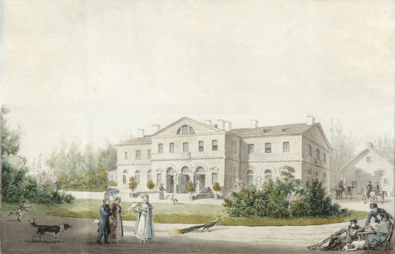 Priyutino-kartano, 1830 tekijältä Ivan Alexeyevich Ivanov