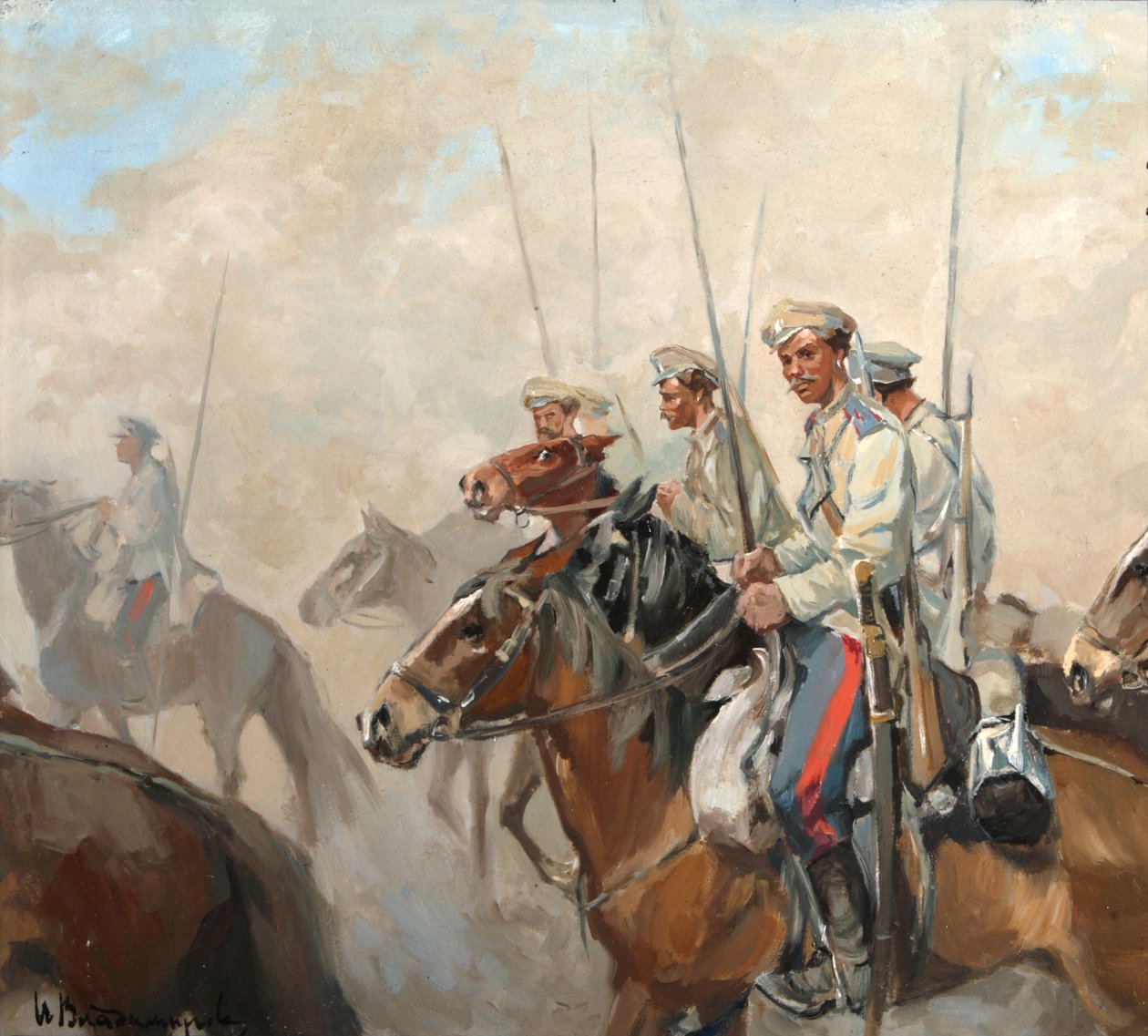 Kasakat, 1910-luku tekijältä Ivan Alexeyevich Vladimirov