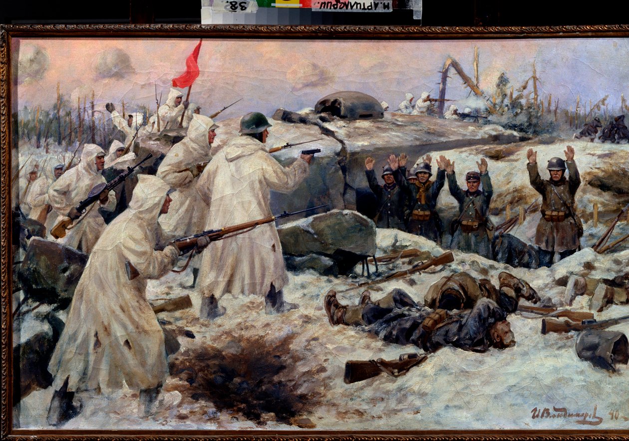 Suomalaisten sotilaiden antautuminen vuonna 1940 tekijältä Ivan Alexeyevich Vladimirov