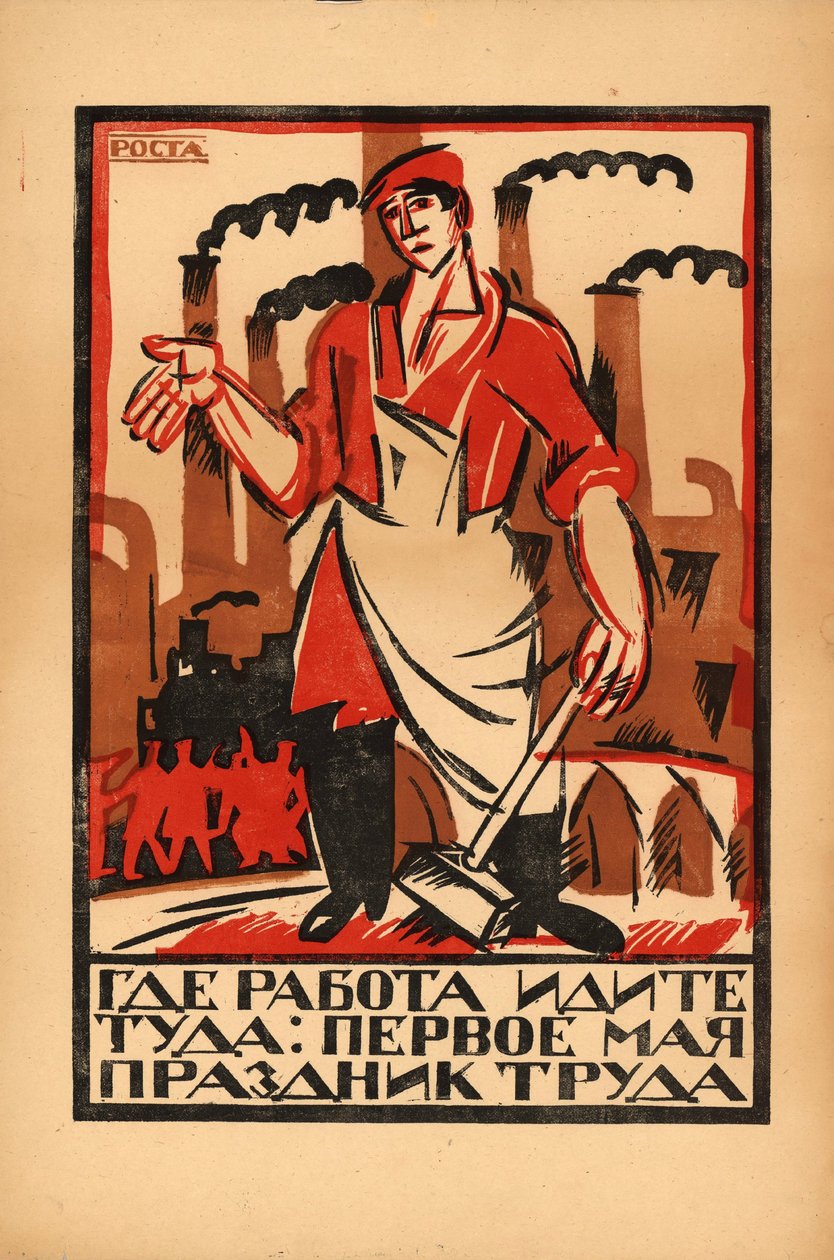 1. toukokuuta - Vapunpäivä, 1920. tekijältä Ivan Andreevich Malyutin