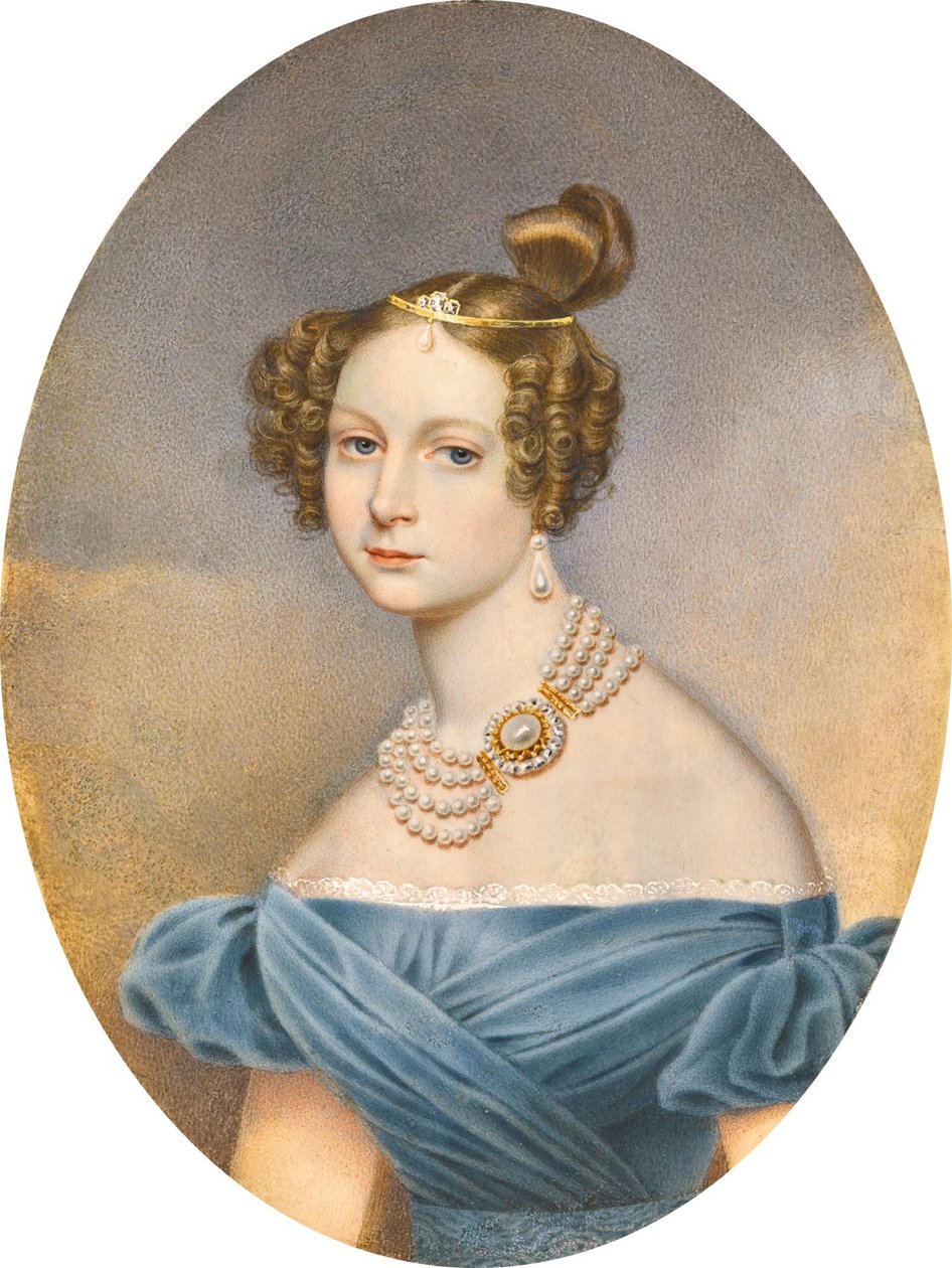Württembergin prinsessa Friederike Charlotte Marie, Venäjän suurherttuatar Elena Pavlovna. tekijältä Ivan Andreyevich Winberg