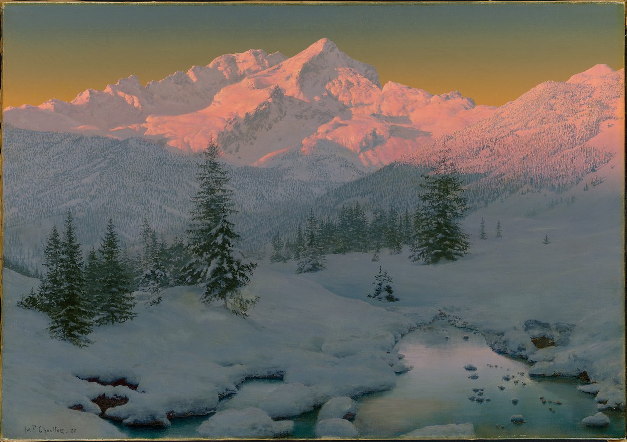 Garmisch-vuorten juurella, Baijerissa, 1922 tekijältä Ivan Fedorovich Choultse
