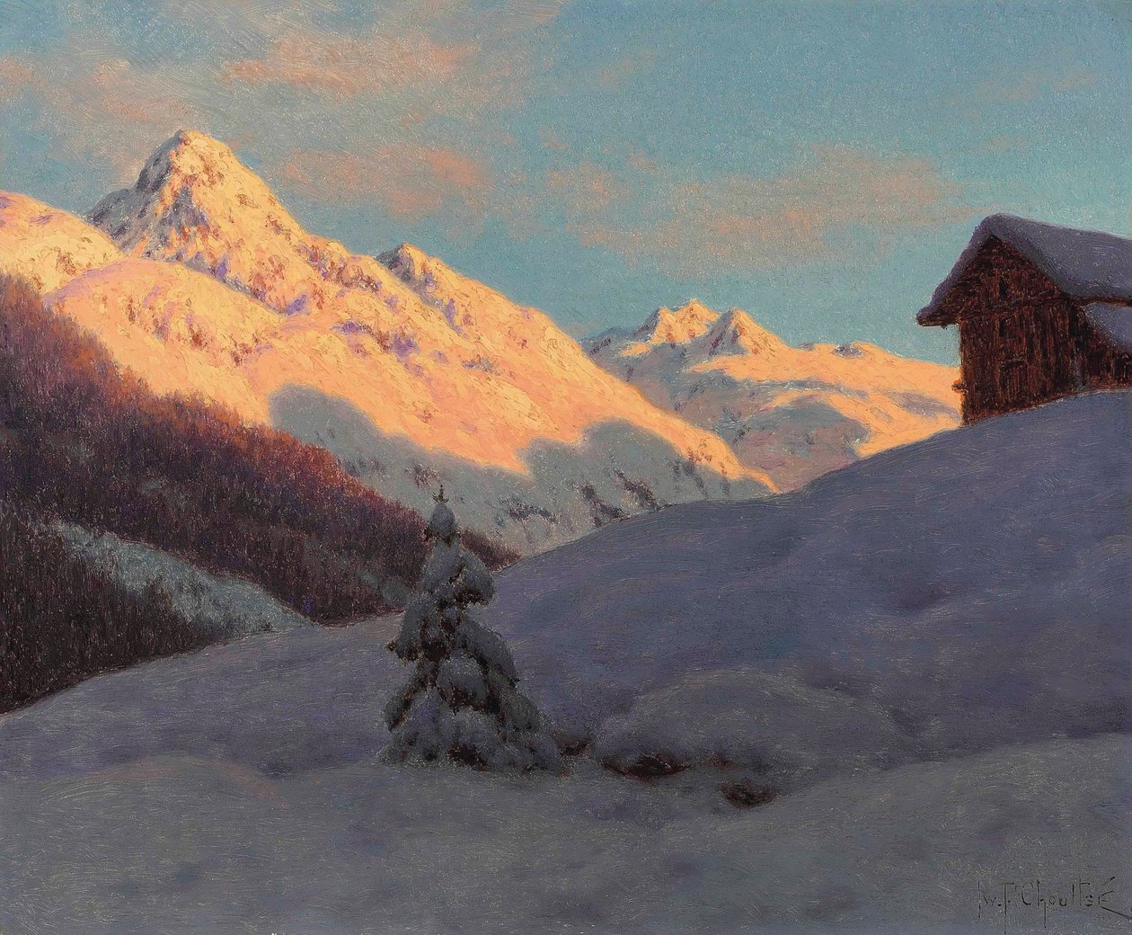 Huiput Engadinessa tekijältä Ivan Fedorovich Choultse