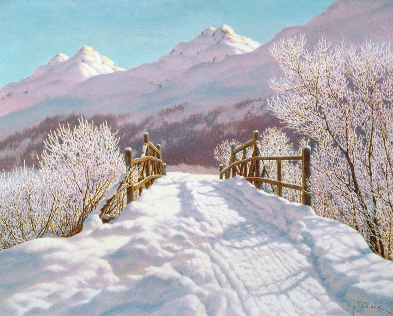 Silver Frost, Engadine, 1910 tekijältä Ivan Fedorovich Choultse