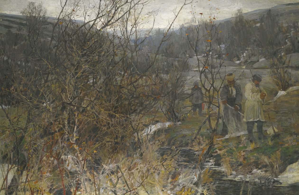 Talven metsästys tekijältä Ivan Fyodorovich Kolesnikov